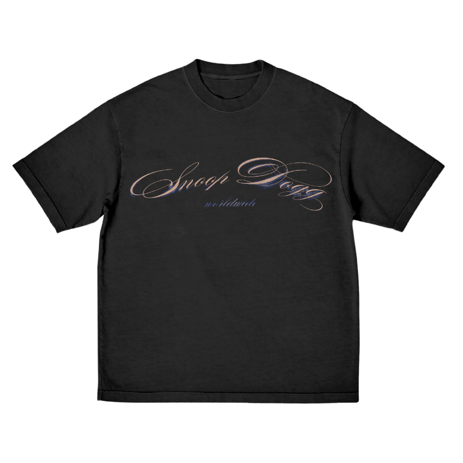 ミュージシャン Snoop Dogg Unofficial Tee / Black Snoop Script Tee - Black - Snoop Dogg UK